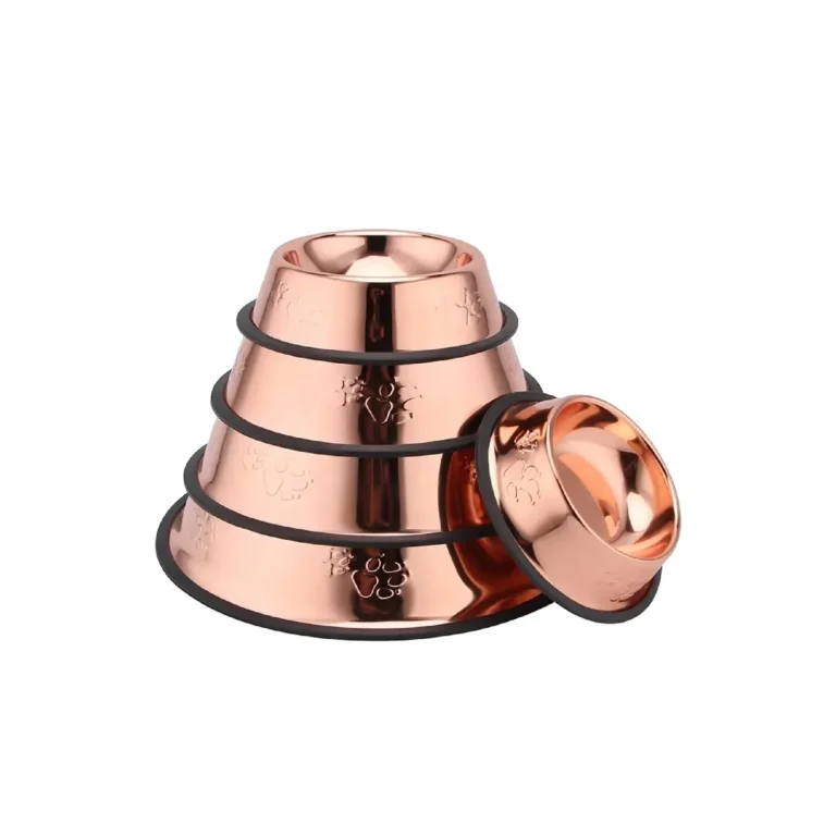Best 304 Stainless Steel Dog Bowls Rose Gold