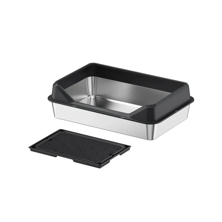 304 Stainless Steel High Sided Cat Litter Box Extra Large