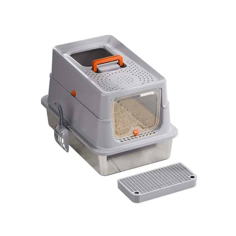 304 Stainless Steel Fully Rnclosed Cat Litter Box