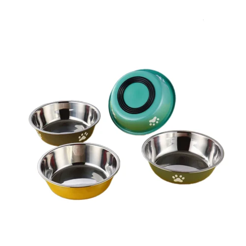 Untippable large dog bowl 304 stainless steel non tip dog bowl for big dogs with 2200ml capacity